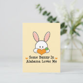 Een of andere Bunny in Alabama houdt van mijn Brie Briefkaart (Staand voorkant)