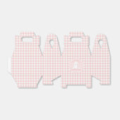 Een of andere Bunny is een roze Gingham Birthday Bedankdoosjes (Uitgevouwen)
