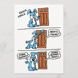 Een of andere bunny wordt uitgenodigd voor paaseie kaart