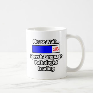 Een ogenblik geduld...laden van een spraakpatholoo koffiemok