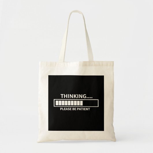 Een ogenblik geduld. tote bag (Voorkant)