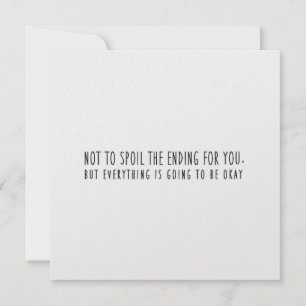 Een OKAY 5.25 x 5.25 kaart