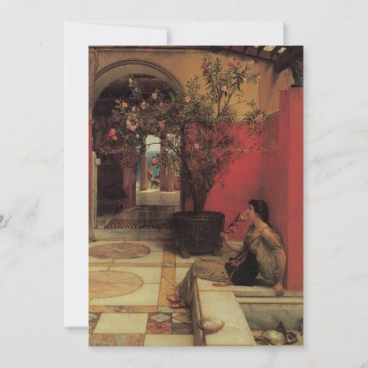 Een Oleander van Alma Tadema, bloemen (Voorkant)