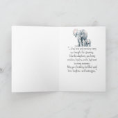 Een olifant persoonlijkheid Verjaardag Fun Animal Kaart (Binnen)