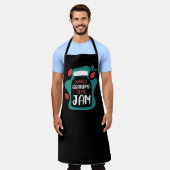 Een oma zijn is mijn jam schort (Gedragen)