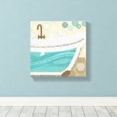 Een omweg canvas afdruk (Insitu (Houten vloer))