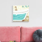 Een omweg canvas afdruk (Insitu (Woonkamer))