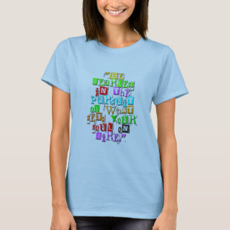 "Een onbevreesde reis" ontwerp. T-shirt