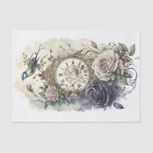 Een onderzoek in Rozen en Tijd 2 Tissuepapier (Voorkant)