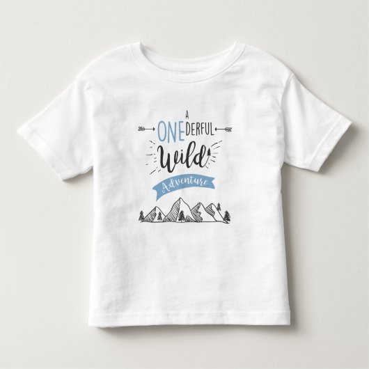 Een Onederful Wilde Avonturen T-Shirt Peuter T Shi (Voorkant)