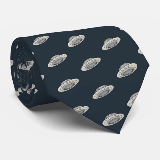 Een ongeïdentificeerd vliegend object UFO Stropdas (Opgerold)