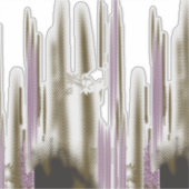 Een ongerept meer genesteld tussen besneeuwde berg sticker (Voorkant)