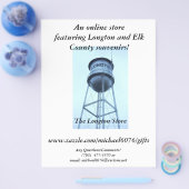 Een online winkel met Longton! Flyer (Enkel)