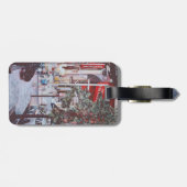 Een ontmoeten moment bagagelabel (Achterkant horizontaal)