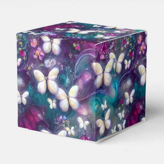 Een ontwerp uit de multifunctionele vlinderreeks 5 bedankdoosjes (Achterkant)