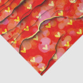 Een ontwerp uit de Valentijn geïnspireerde reeks 2 Tissuepapier (Detail)