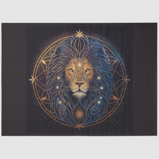 Een ontwerp uit de Zodiac-reeks 12 Tissuepapier (Voorkant)