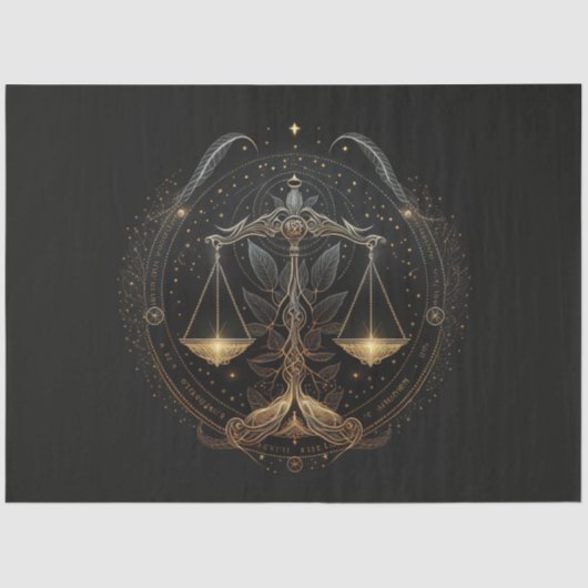 Een ontwerp uit de Zodiareeks 7-weefselpapier Tissuepapier (Voorkant)