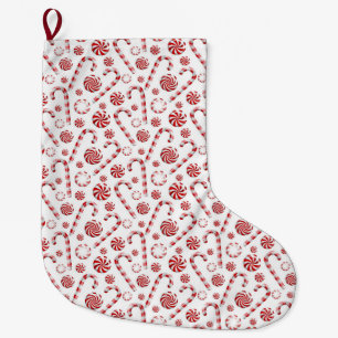 Een ontwerp van de Peppermint-specerijreeks 12 Grote Kerstsok