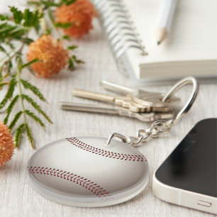 Een ontwerp van een honk of softbal sleutelhanger