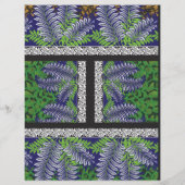 Een ontwerp van een rood en zwart behang (Achterkant)