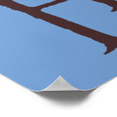 EEN ONUITGEBREID JOURNEY™-Logo Solid Poster (Hoek)