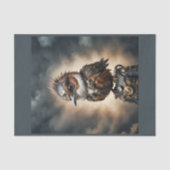 Een onverschrokken steampunk mus - tissuepapier (Voorkant)