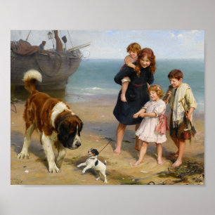 Een onwaarschijnlijk paar Arthur John Elsley Poster