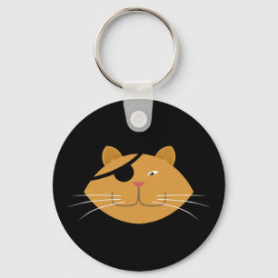 Eén oogkat sleutelhanger