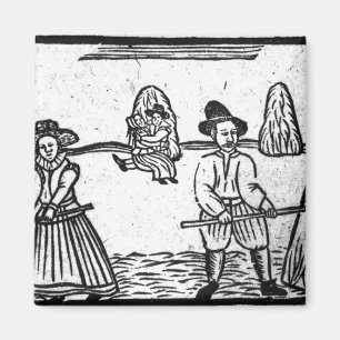 Een oogstscène magneet