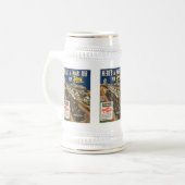 Een oorlogstaak voor u WW2 Bierpul (Voorkant links)