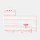 Eén op de Melon Waterverf Watermelon 1 op de geboo Bedankdoosjes (Uitgevouwen)