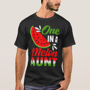 Een op de watermeloenfamilie van de Melon-tante, g T-shirt