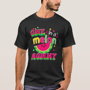 Eén op een dag in een meloen-mammie-Matching-groep T-shirt