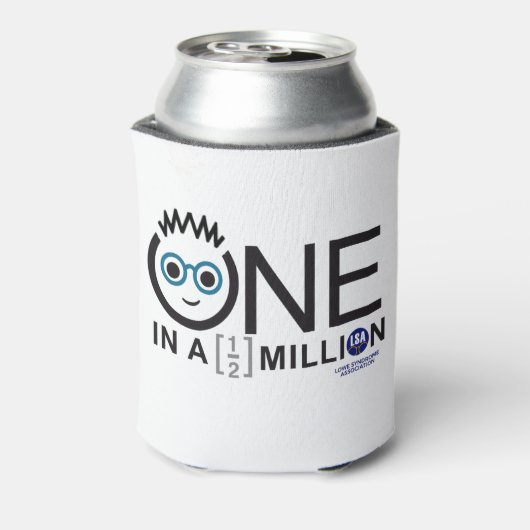 Een op een half miljoen Logo - Koelbox Blikjeskoeler (Blikje Achterkant)