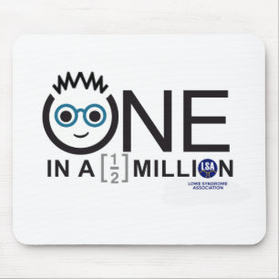 Een op een half miljoen Logo - Muismat