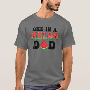 Een op een meloen pap die aanpast aan de gevaccine t-shirt