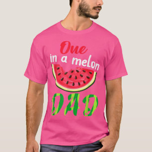 Een op een meloen papaver Dada Watermeloen Koelvet T-shirt