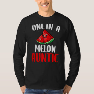 Een op een meloenen tante van de familie Watermelo T-shirt