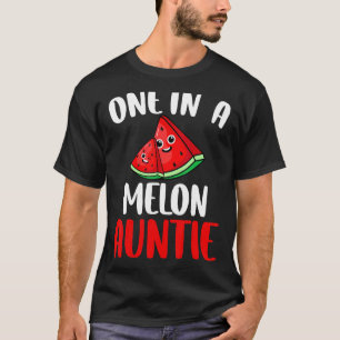 Een op een meloenen tante van de familie Watermelo T-shirt