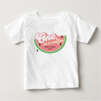 Eén op een Melon First Birthday T-shirt