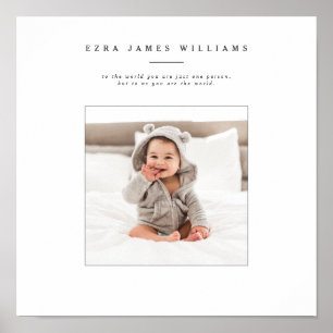 Eén op maat gemaakte foto poster