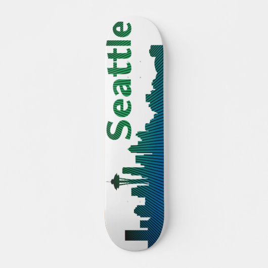Een op Seattle geïnspireerd skateboard (Voorkant)