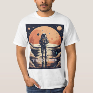 Een op zwaartekracht geïnspireerd T-shirt ontwerp