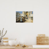 Een Open Air Restaurant, Lahore Poster (Keuken)