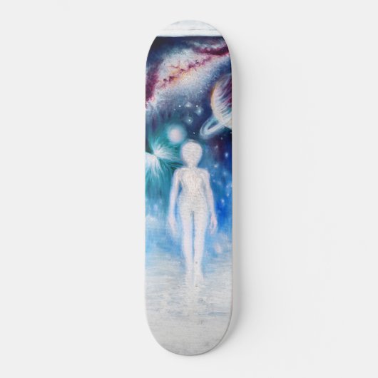 Een open deur naar het universum skateboard (Voorkant)