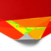 Een open Roos Poster (Hoek)