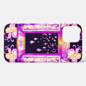 Een open  venster met slangen tegen een achtergron Case-Mate iPhone case (Achterkant (horizontaal))