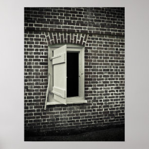 Een open venster poster