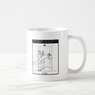 Een openingsliftdeur... koffiemok
